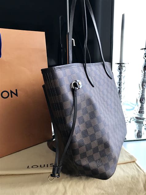 replica louis vuitton damier ebene neverfull mm|damier neverfull mm price.